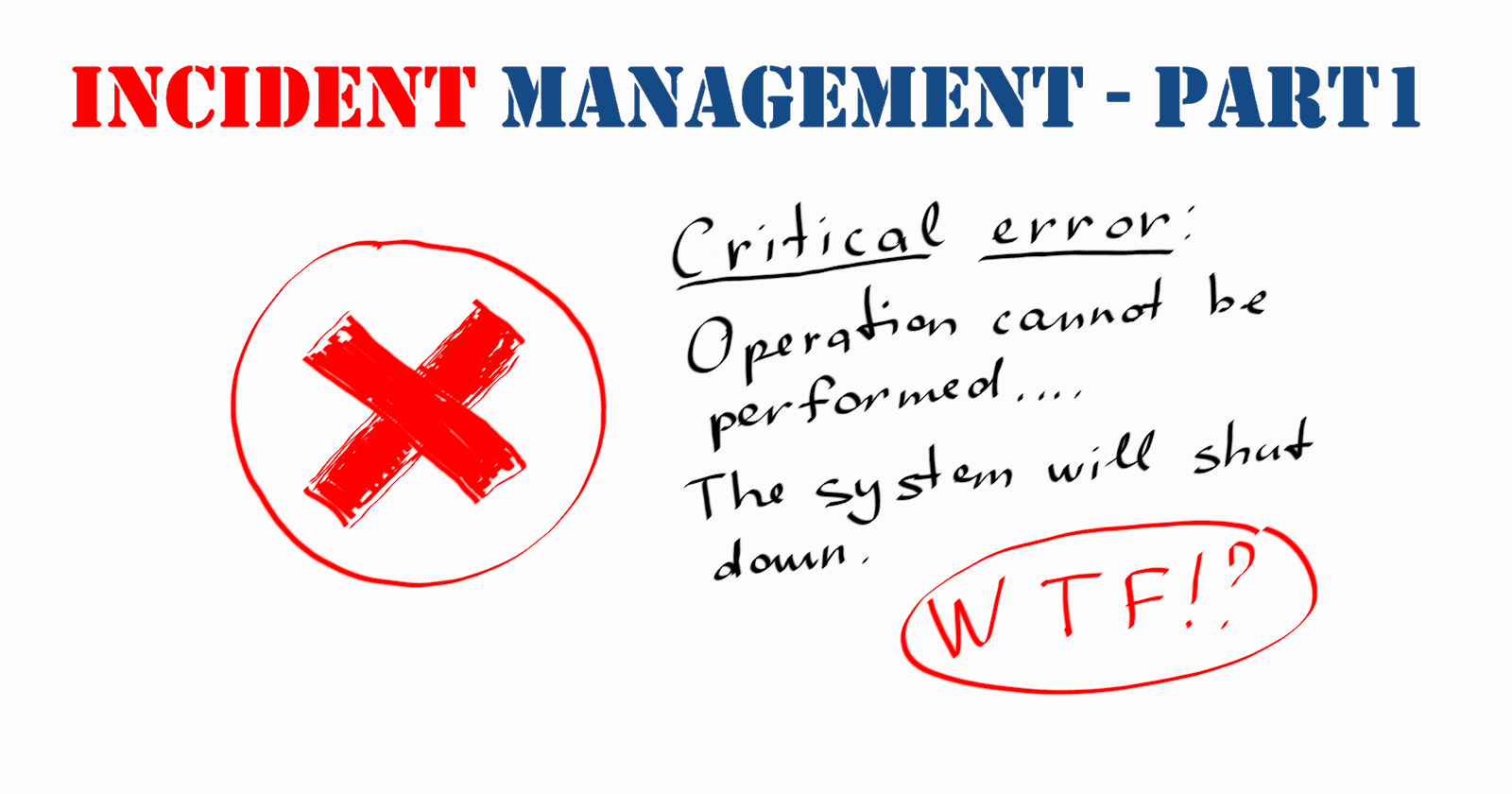 Incident Management in IT Operations 101 – The Basics. Part 1