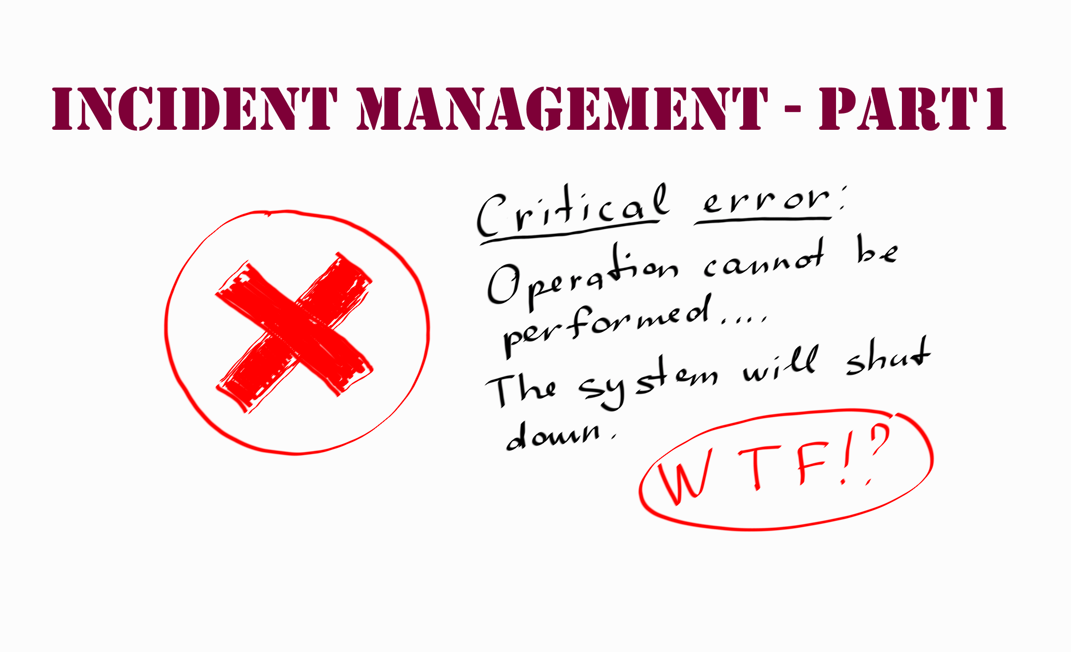 Incident Management in IT Operations 101 – The Basics. Part 1