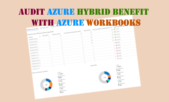 How to audit Azure Hybrid Benefit usage with Azure Workbooks